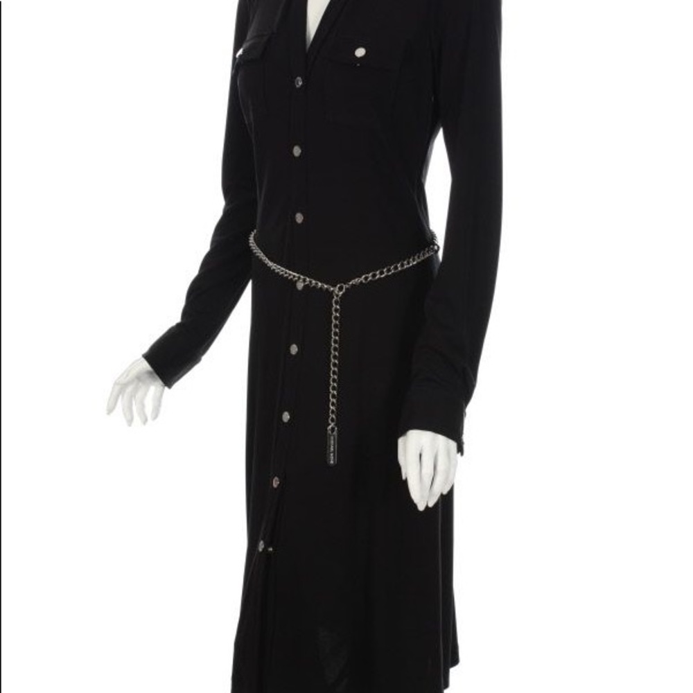 Michael Kors Button Down Chain Dress